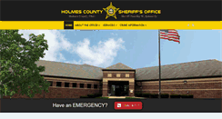 Desktop Screenshot of holmescountysheriff.org